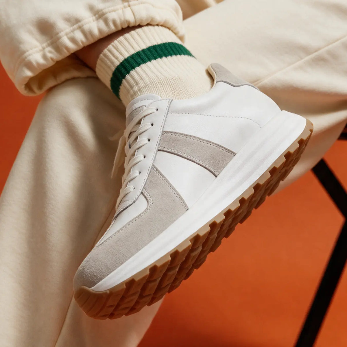 Marano Men’s Elevator Sneakers | 8cm Height Boost | Hidden Lift Shoes | Lucimora -