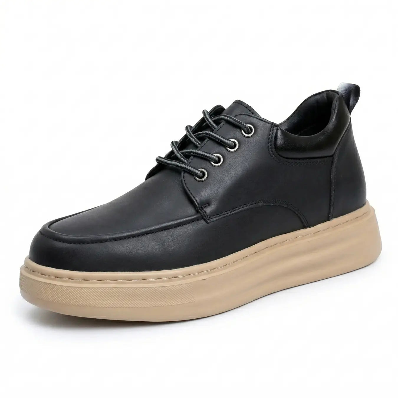 Marlow 9cm height increasing leather shoes for men - Lucimora