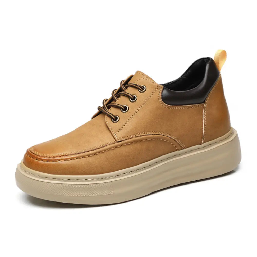 Marlow 8cm height increasing leather shoes from Lucimora