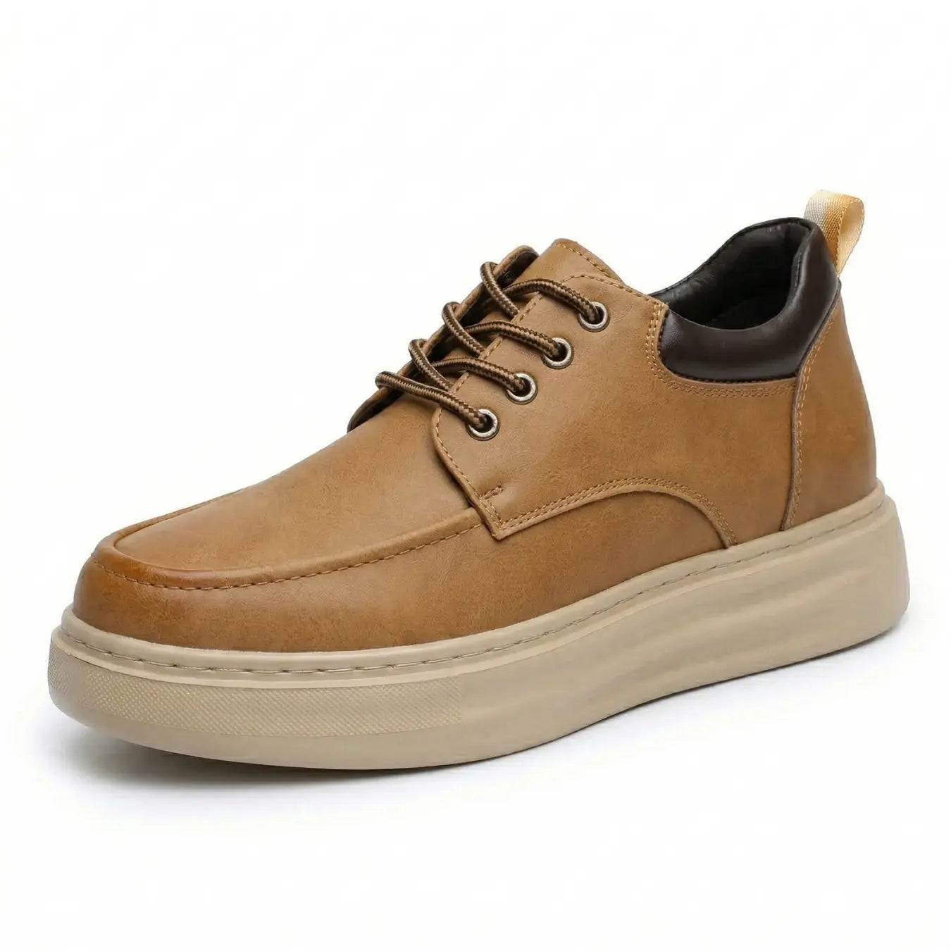Marlow 9cm height increasing leather shoes for men - Lucimora