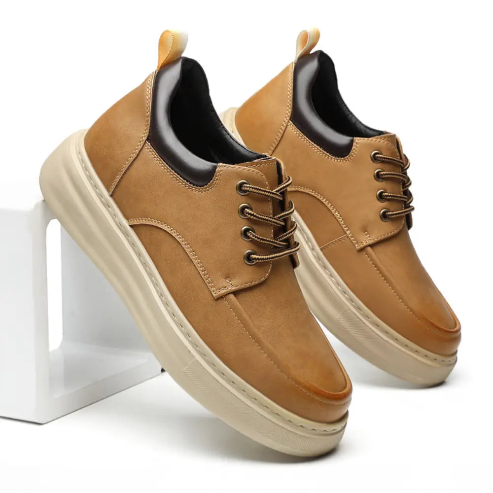 Marlow 8cm height increasing leather shoes from Lucimora