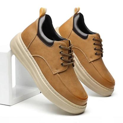 Marlow 8cm height increasing leather shoes from Lucimora