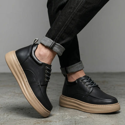 Marlow 9cm height increasing leather shoes for men - Lucimora
