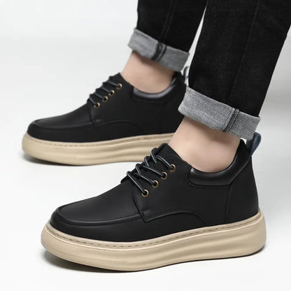 Marlow 8cm height increasing leather shoes from Lucimora