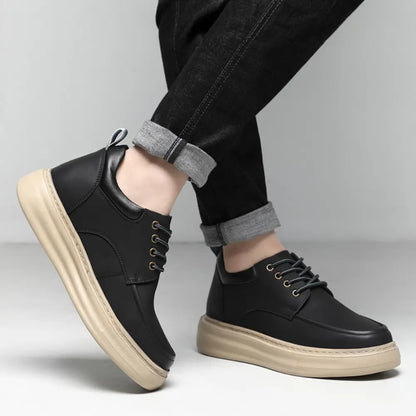 Marlow 8cm height increasing leather shoes from Lucimora