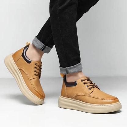 Marlow 8cm height increasing leather shoes from Lucimora