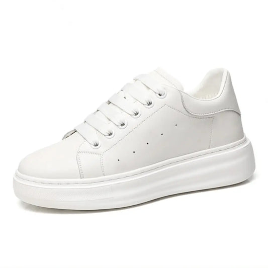 Montra (8cm Height Increase) | Elevator Leather Sneakers | Lucimora