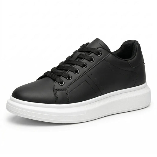 Moris 9cm height increasing microfiber sneakers - Lucimora