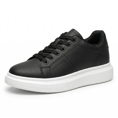 Moris 8cm height increasing microfiber sneakers for women - Lucimora