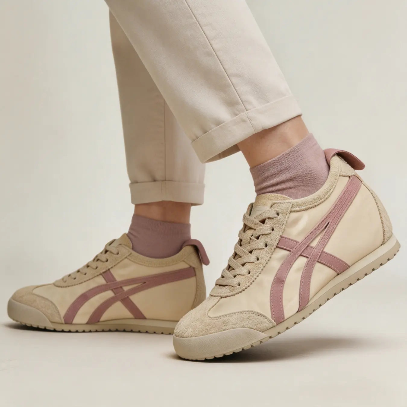 Onilift 6cm height increasing suede leather sneakers for women - Lucimora