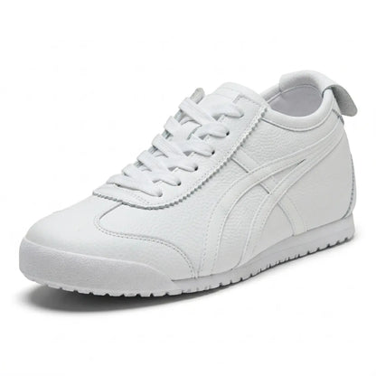 Onilift 6cm height increasing suede leather sneakers for women - Lucimora