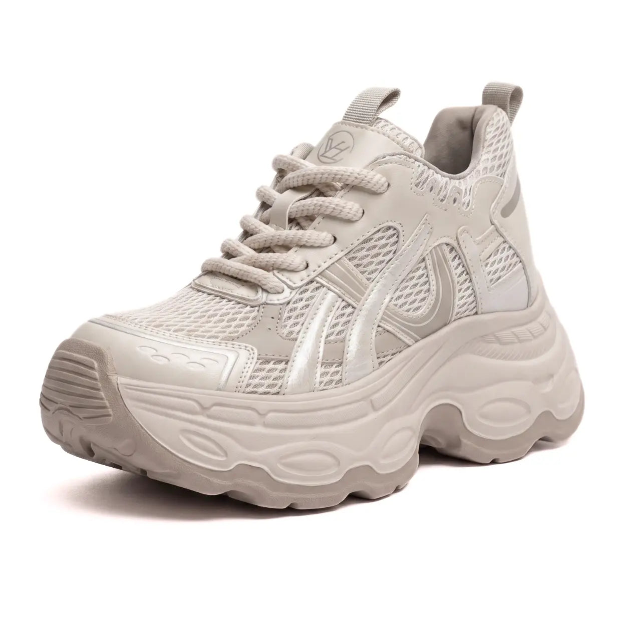 Onyra Women's Chunky Platform Sneakers | 10cm Hidden Heel Height Increasing Shoes | Lucimora