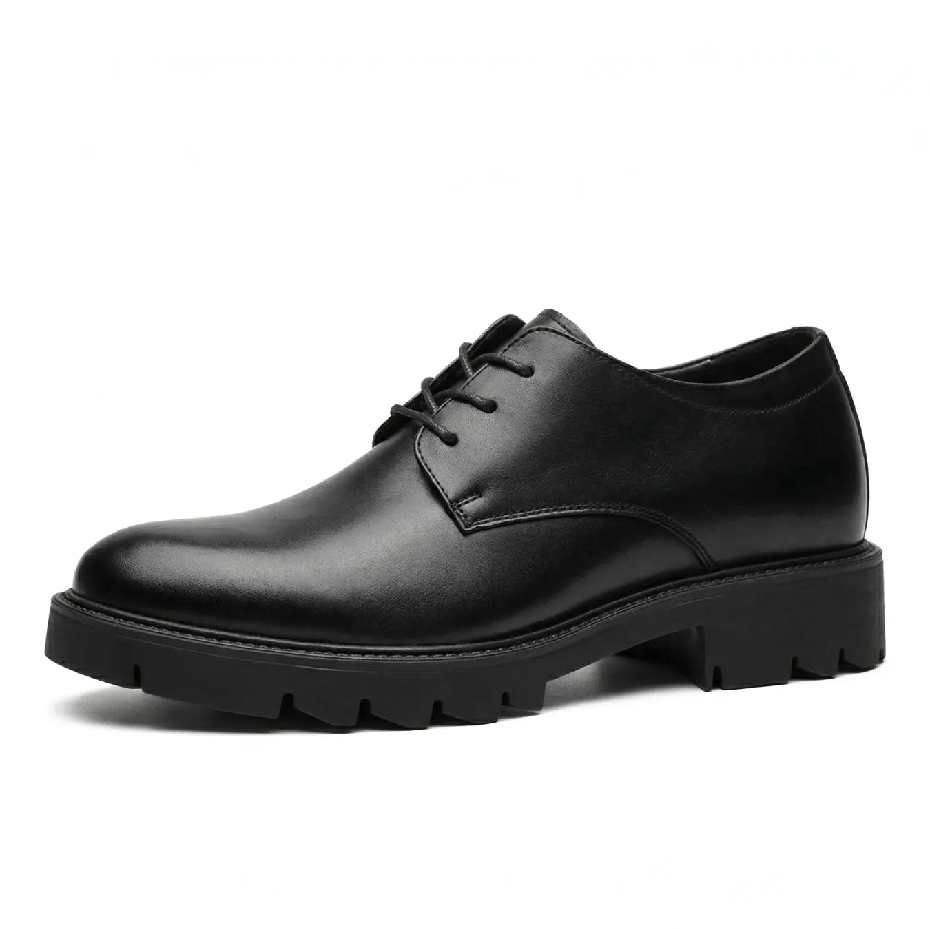 Onyx 8cm height increasing leather dress shoes for men - Lucimora