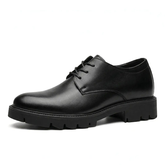Onyx 8cm height increasing leather dress shoes for men - Lucimora