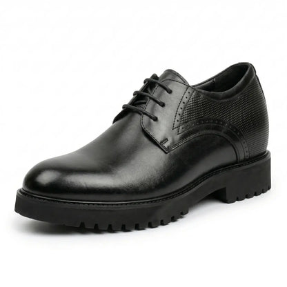 Ovrin 2.0 11cm height increasing cowhide leather dress shoes for men - Lucimora