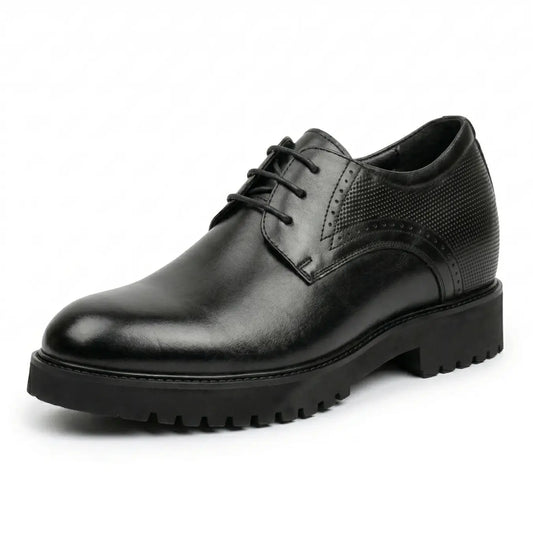 Ovrin 2.0 11cm height increasing cowhide leather dress shoes for men - Lucimora