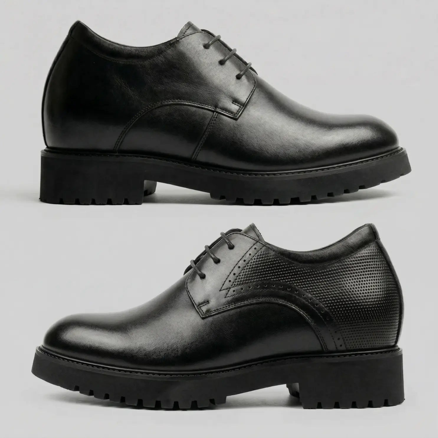 Ovrin 2.0 11cm height increasing elevator formal shoes for men - lucimora