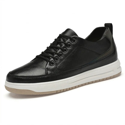 Raphael 8cm height increasing leather sneaker for men -  Lucimora 