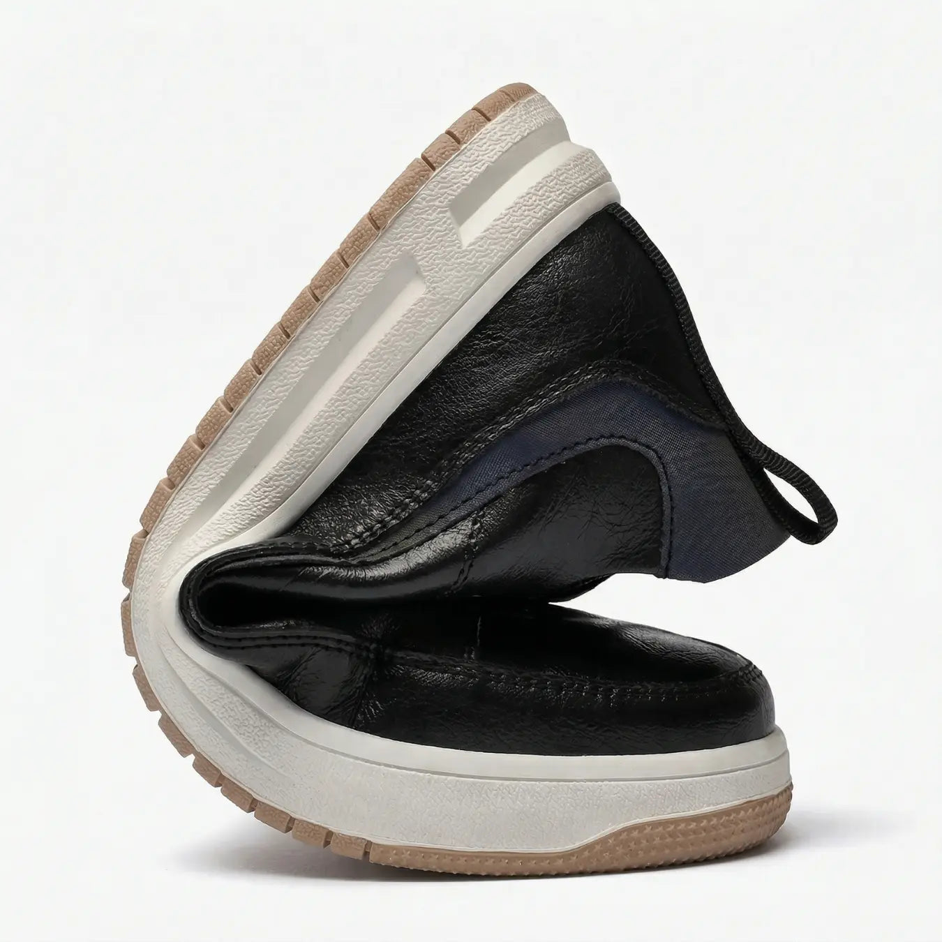 Raphael 8cm height increasing leather sneaker for men -  Lucimora 