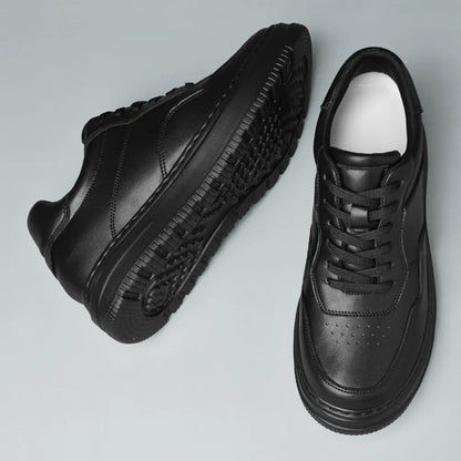 Ravon 8cm (3" inches) height increasing all black sneaker for men by Lucimora