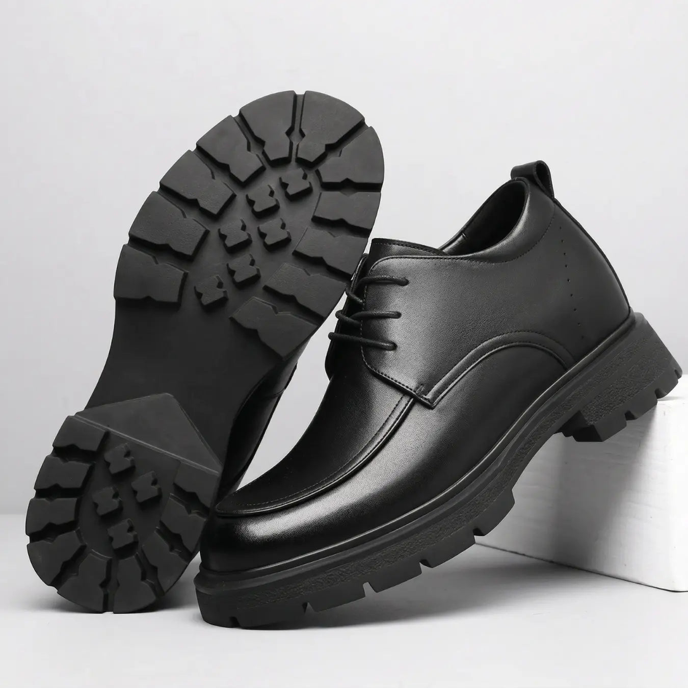 Regent 9cm height increasing dress leather shoes for men 