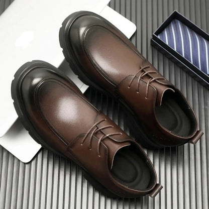 Regent 9cm height increasing dress leather shoes for men 