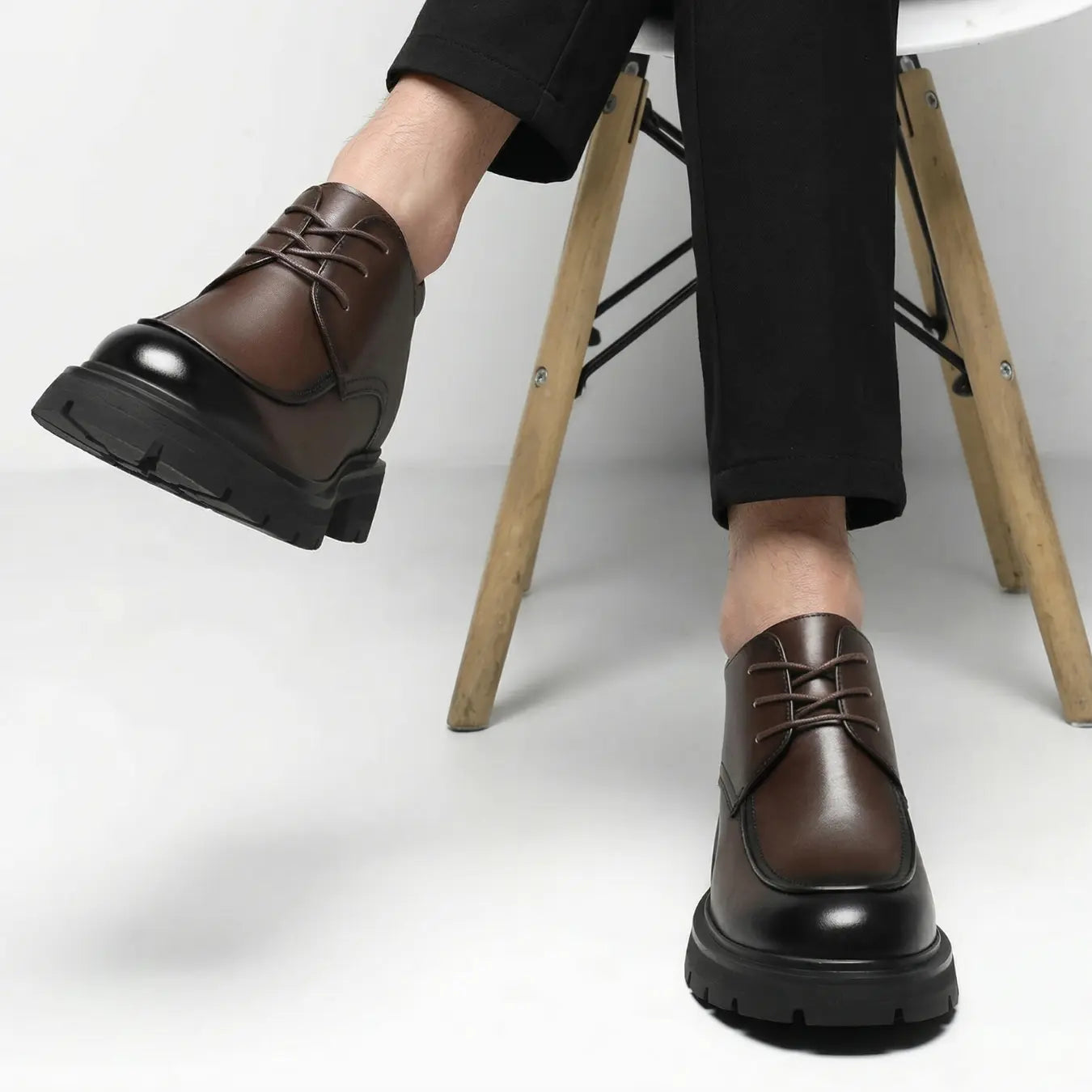 Regent 9cm height increasing dress leather shoes for men 