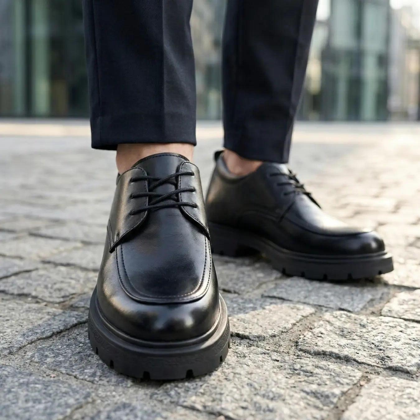 Regent 9cm height increasing dress leather shoes for men 