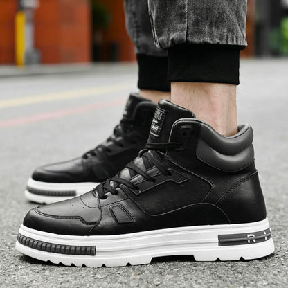 Riuohi 9cm height increasing high-top sneakers for men - Lucimora