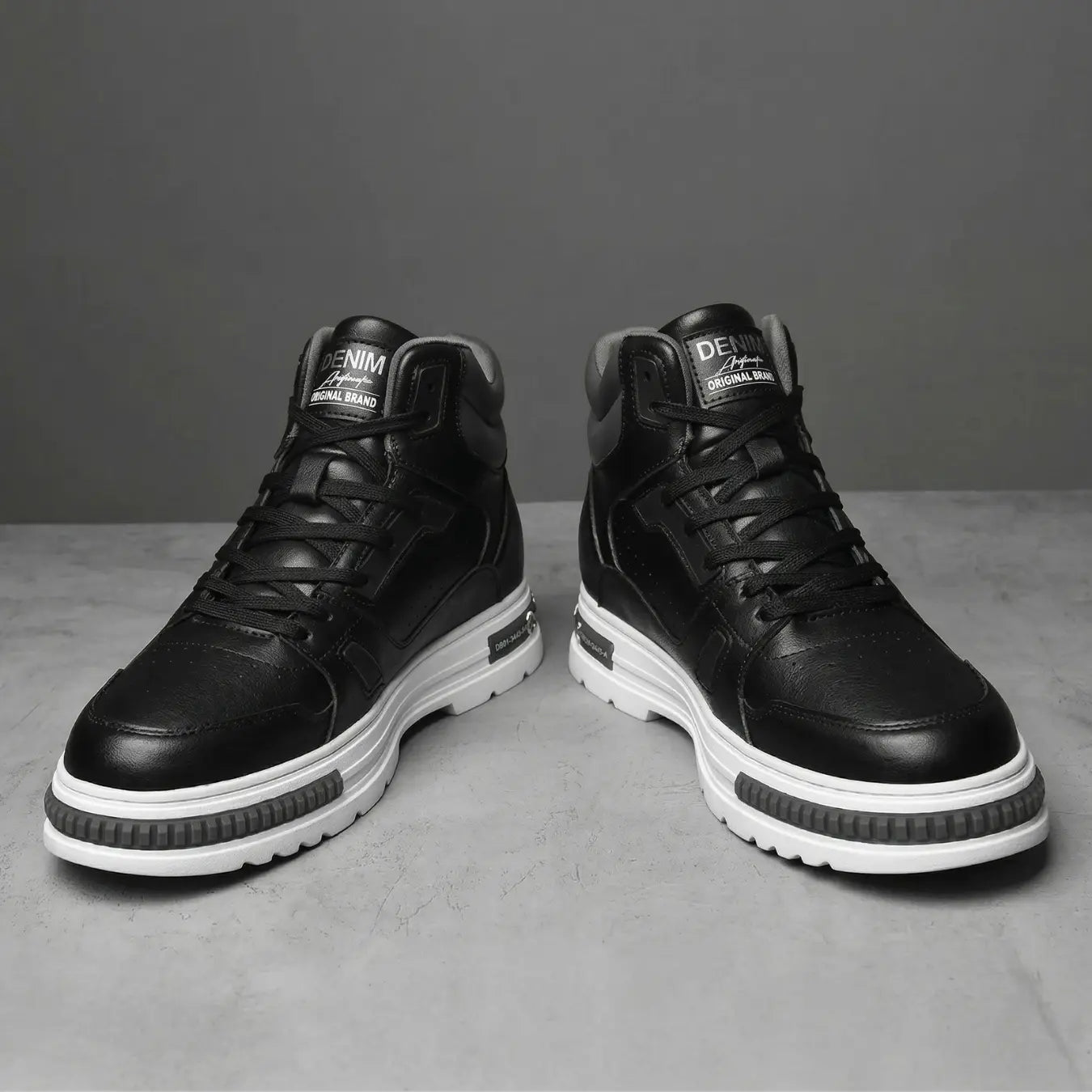 Riuohi 9cm height increasing high-top sneakers for men - Lucimora