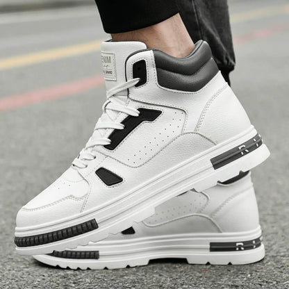 Riuohi 9cm height increasing high-top sneakers for men - Lucimora