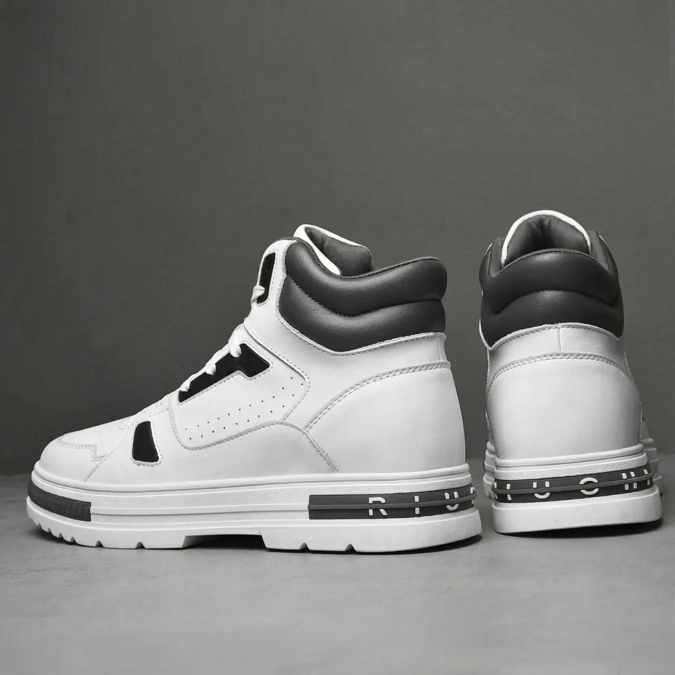 Riuohi 9cm height increasing high-top sneakers for men - Lucimora