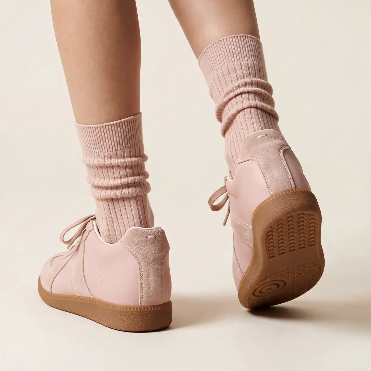 Riven 7cm height increasing leather sneakers for women - Lucimora