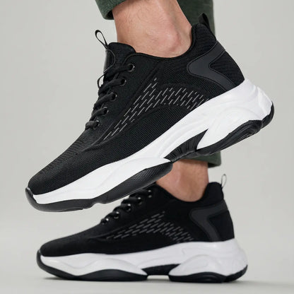 Ryvox 9cm height increasing athletic shoes for men - Lucimora