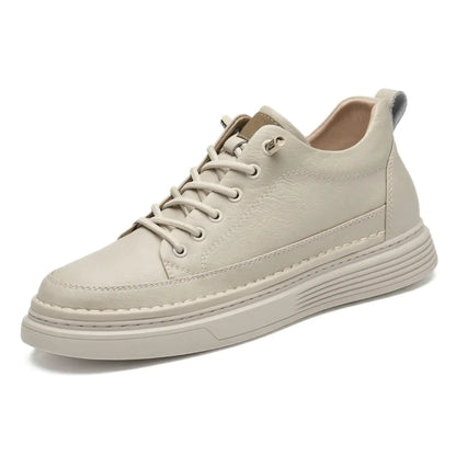 Seraph 6cm height increasing cowhide leather shoes for men, lucimora