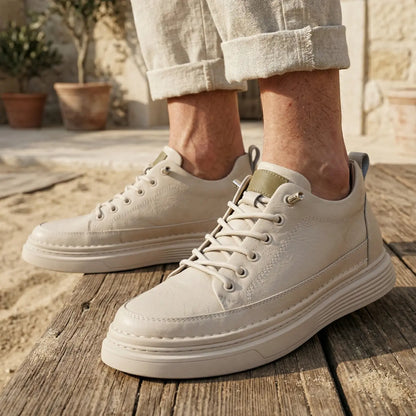 Seraph 6cm height increasing cowhide leather shoes for men, lucimora