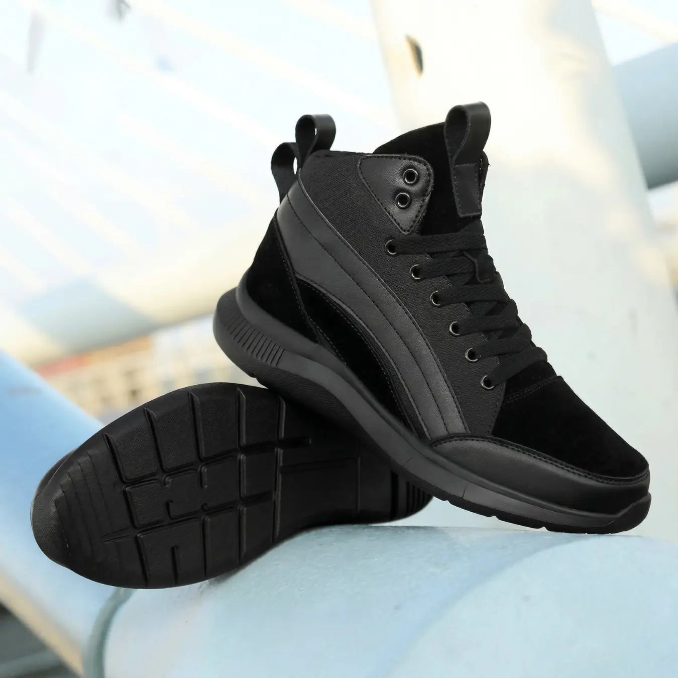Skydunk 8cm height increasing high-top sneakers for men - Lucimora
