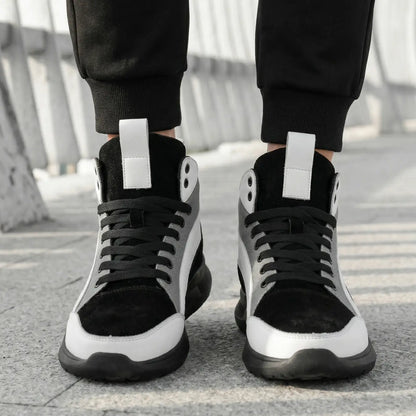 Skydunk 8cm height increasing high-top sneakers for men - Lucimora