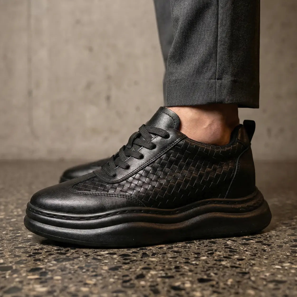Tessio 7cm height increasing sneakers for men - Lucimora