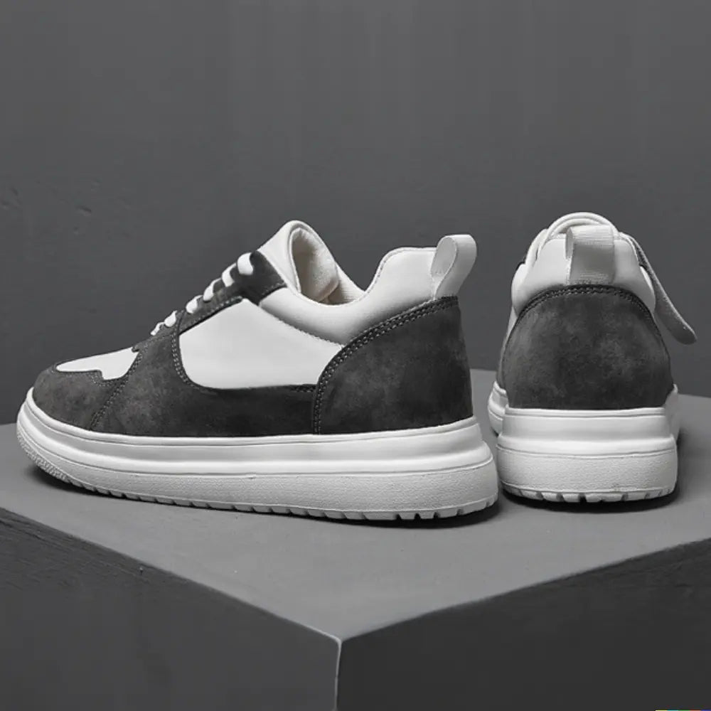 Vapor (3'' Height Increase) | Elevator Shoes | Lucimora - White/Black