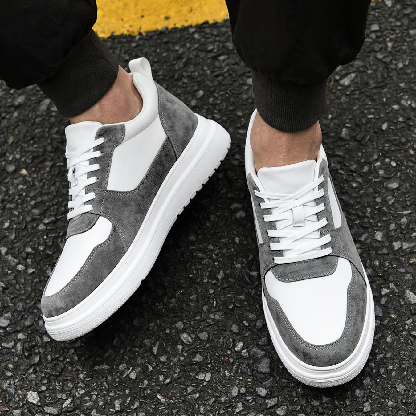 Vapor 8cm height increasing sneakers for men, Lucimora