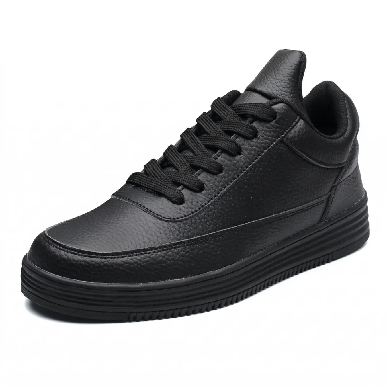 Vortex 7cm height increasing leather sneakers for men, Lucimora
