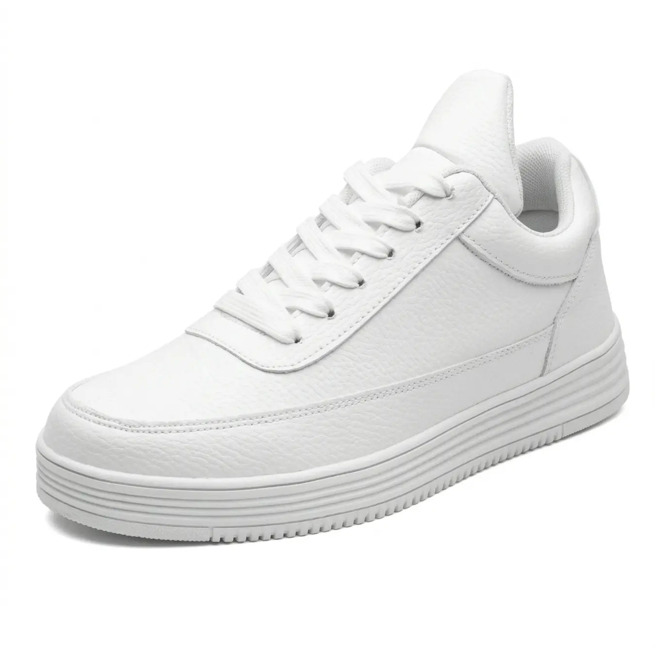Vortex 7cm height increasing leather sneakers for men, Lucimora