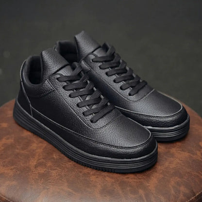 Vortex 7cm height increasing leather sneakers for men, Lucimora