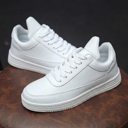 Vortex 7cm height increasing leather sneakers for men, Lucimora