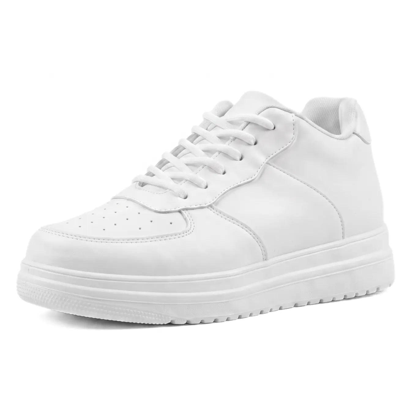 Airlift Original 8cm (3" inches) height increasing elevator sneakers for women - similar to Airforce One - white