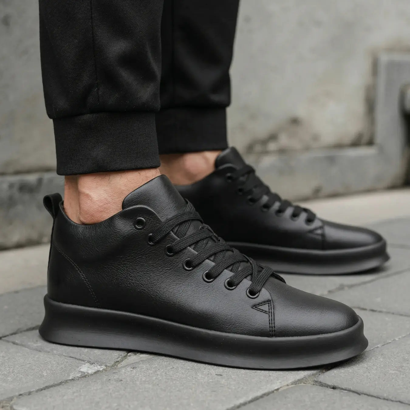 Zaro 6cm height increasing mid-top sneakers for men - Lucimora