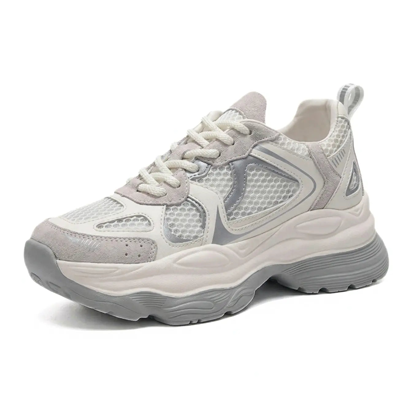 Zena 8cm height increasing athletic shoes for women - Lucimora