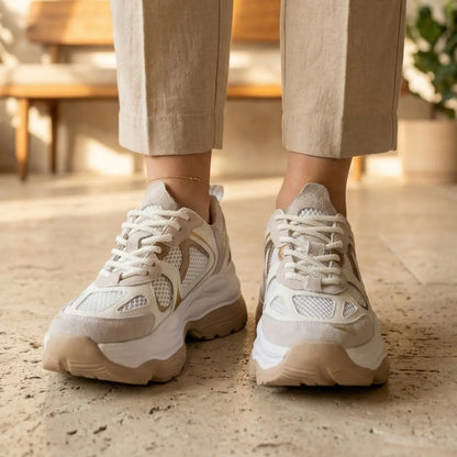 Zena 8cm height increasing athletic shoes for women - Lucimora