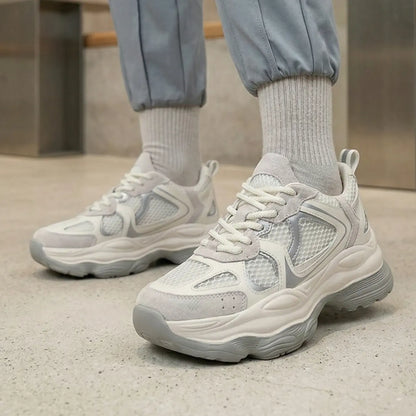 Zena 8cm height increasing athletic shoes for women - Lucimora